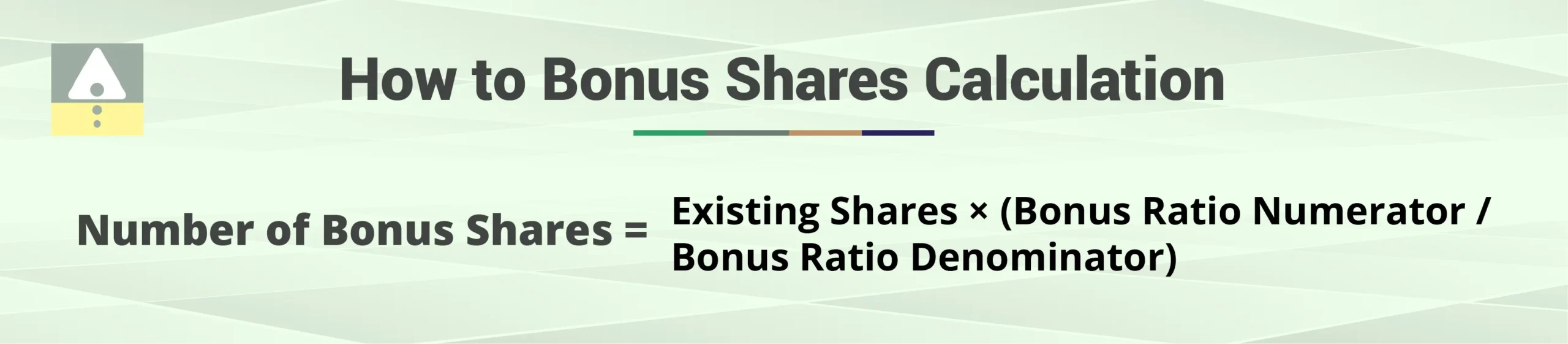 How to Bonus Shares Calculation