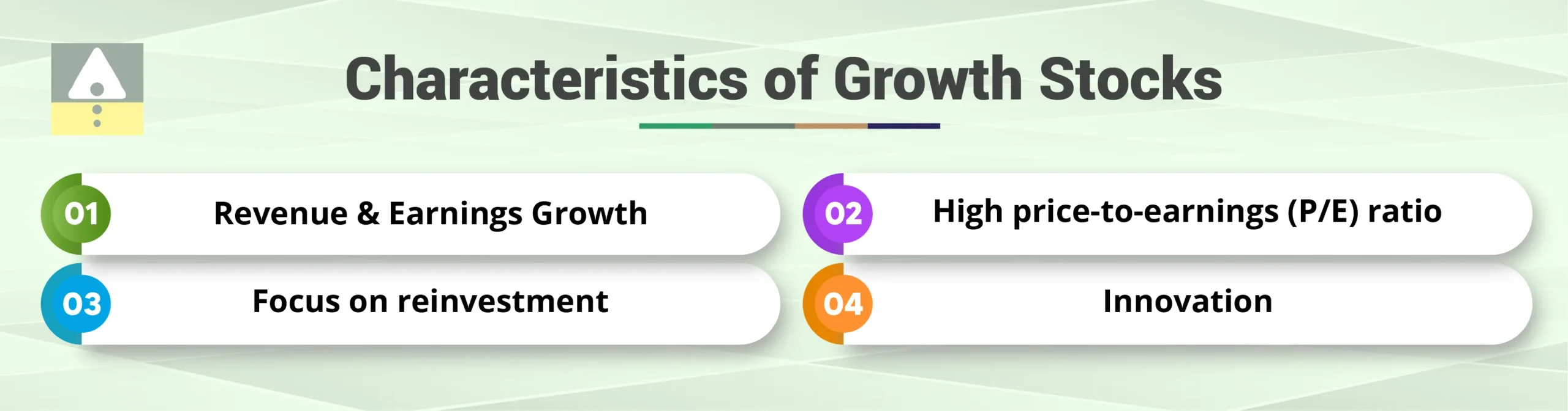 Characteristics of growth stocks