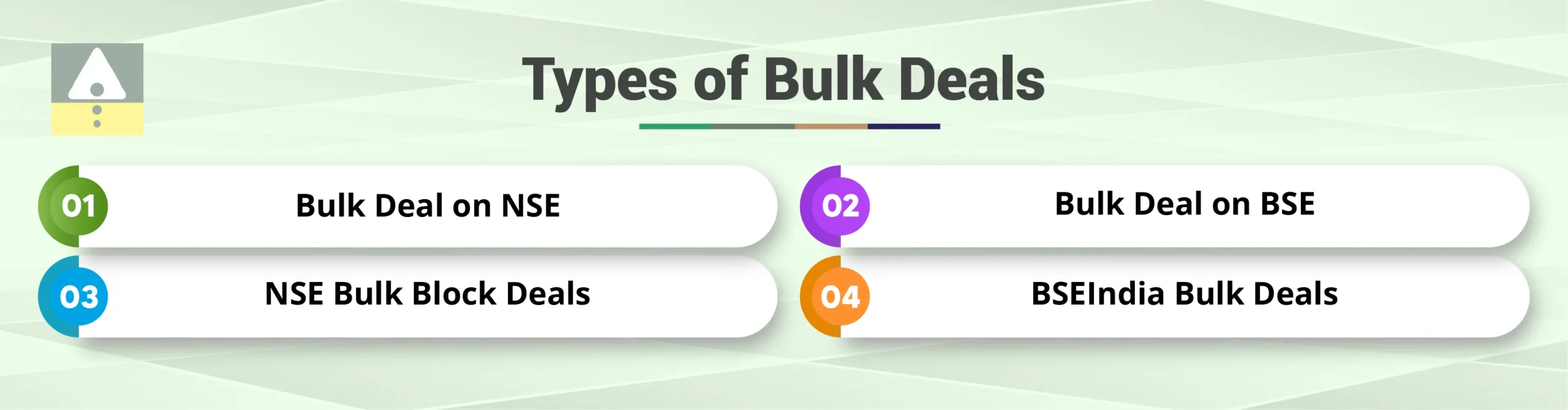 Types of Bulk Deals
