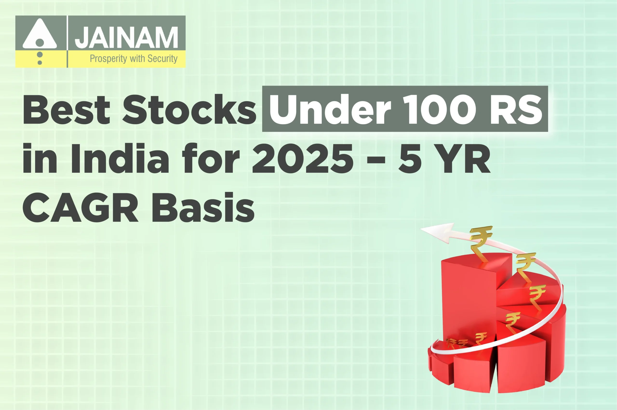 Best Stocks Under 100 RS in India for 2025 – 5 YR CAGR Basis