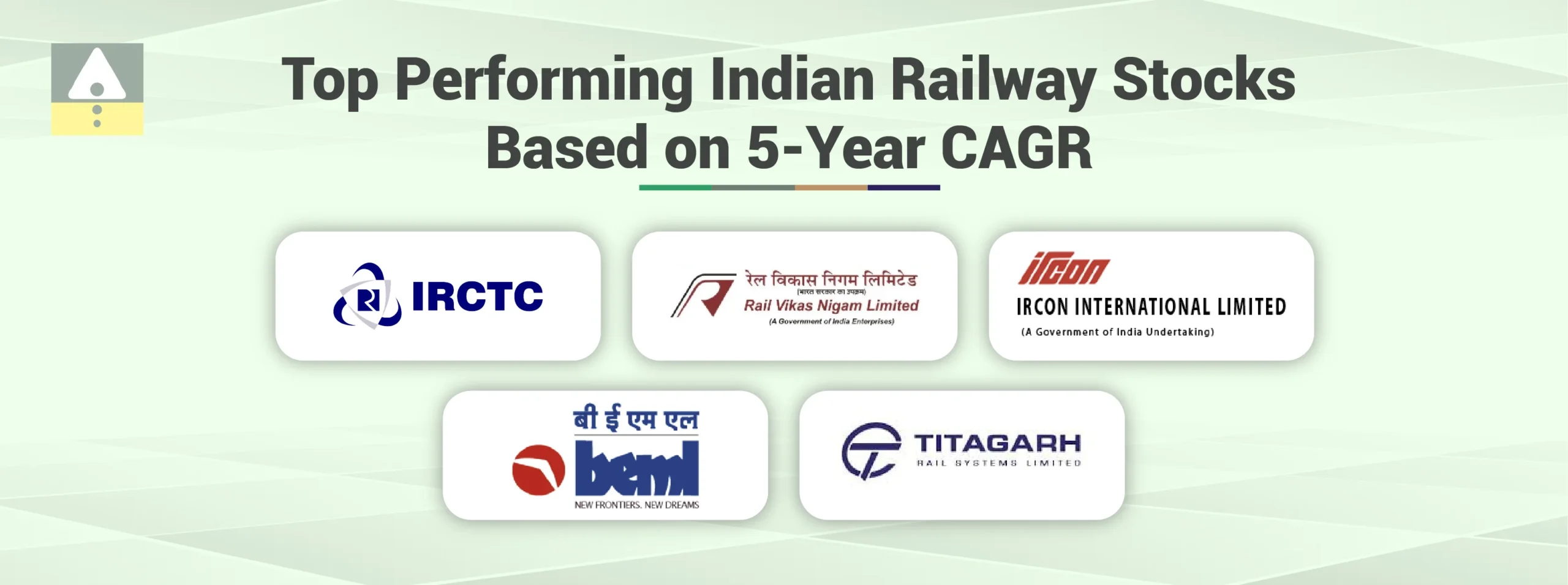 Top Performing Indian Railway Stocks Based on 5-Year CAGR
